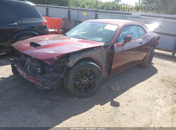 2C3CDZJGXLH173921 2020 DODGE CHALLENGER Red Vista tres cuartos delantera izquierda