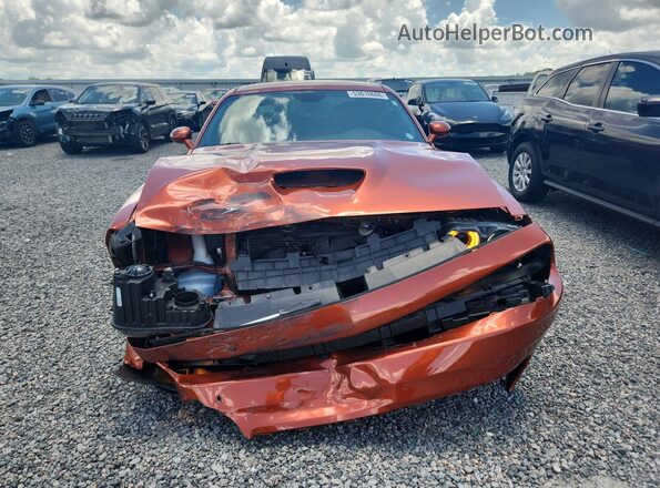 2C3CDZJGXMH555836 2021 DODGE CHALLENGER Orange Front view