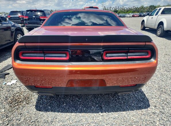 2C3CDZJGXMH555836 2021 DODGE CHALLENGER Orange Rear view