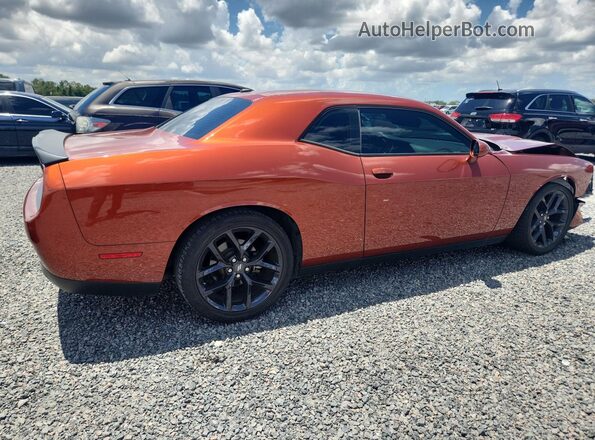 2C3CDZJGXMH555836 2021 DODGE CHALLENGER Orange Rear right