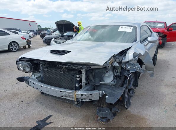 2C3CDZJGXMH651711 2021 DODGE CHALLENGER Silver Vista tres cuartos delantera izquierda