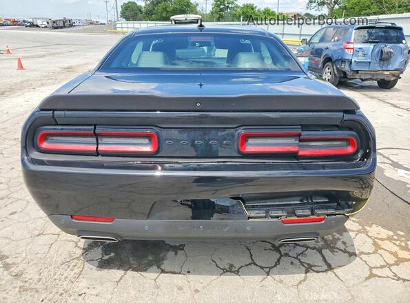 2C3CDZJGXMH665351 2021 DODGE CHALLENGER Black Widok z tyłu