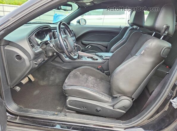 2C3CDZJGXMH665351 2021 DODGE CHALLENGER Black Widok wnętrza z przodu