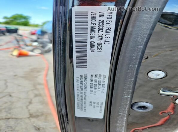 2C3CDZJGXMH665351 2021 DODGE CHALLENGER Black Widok komory silnika