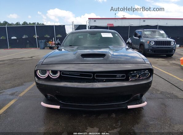 2C3CDZJGXNH257773 2022 DODGE CHALLENGER Серый Вид щитка приборов