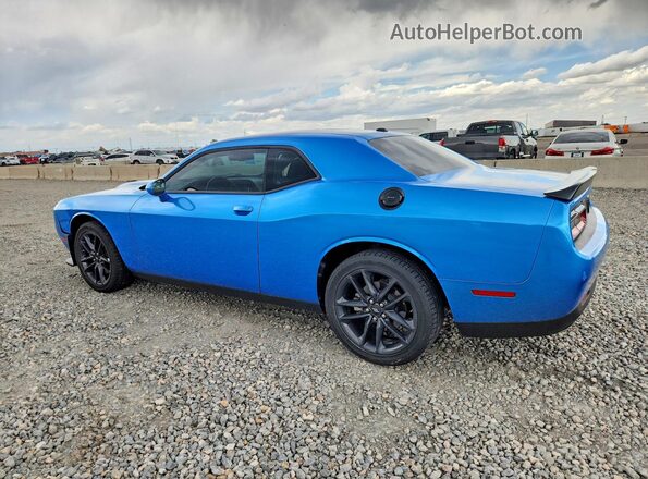 2C3CDZKG0PH650604 2023 DODGE CHALLENGER Blue Trasero izquierdo