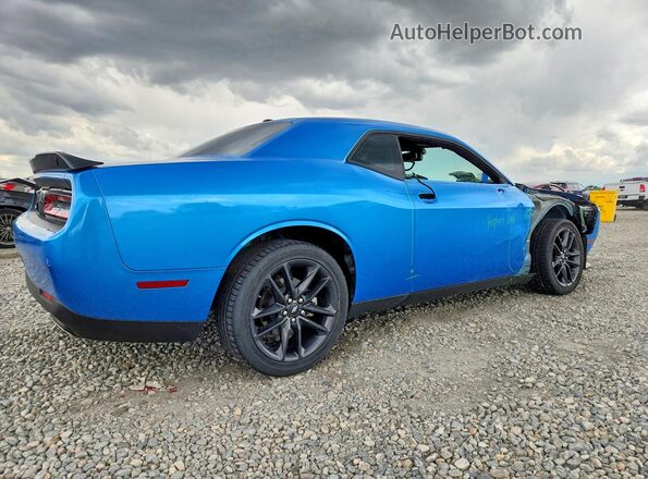 2C3CDZKG0PH650604 2023 DODGE CHALLENGER Blue Trasero derecho
