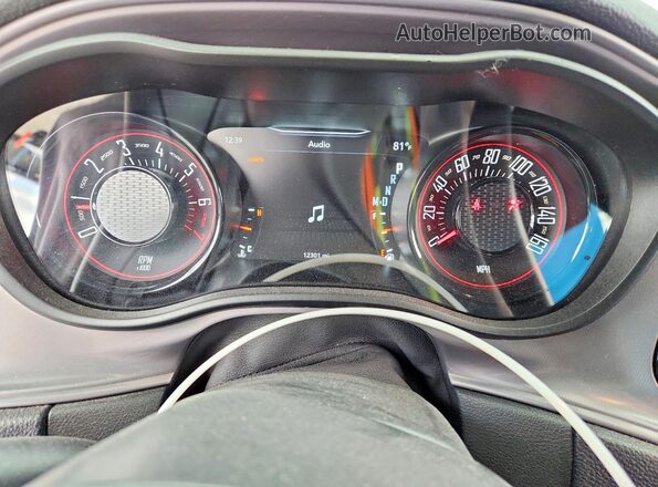 2C3CDZKG0PH650604 2023 DODGE CHALLENGER Blue Vista del cuadro de instrumentos