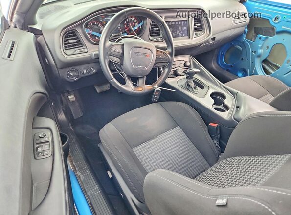 2C3CDZKG0PH650604 2023 DODGE CHALLENGER Blue Vista del salpicadero