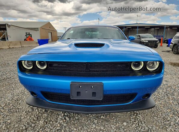 2C3CDZKG0PH650604 2023 DODGE CHALLENGER Blue Vista frontal