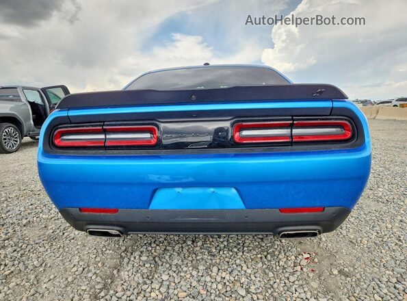 2C3CDZKG0PH650604 2023 DODGE CHALLENGER Blue Vista trasera