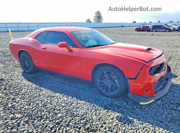 2C3CDZKG1NH212414 2022 DODGE CHALLENGER Red წინა მარჯვენა