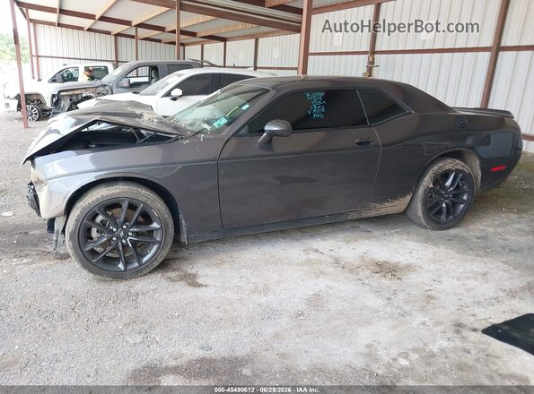 2C3CDZKG4NH192515 2022 DODGE CHALLENGER Black Առջևի ձախ երեք քառորդ տեսարան