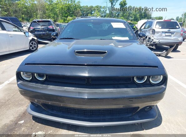 2C3CDZKG4NH243009 2022 DODGE CHALLENGER Black უკანა სალონის ხედი