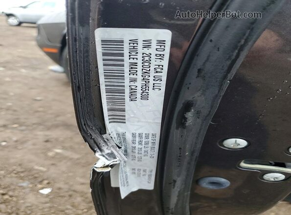 2C3CDZKG4PH554300 2023 DODGE CHALLENGER Gray Widok komory silnika
