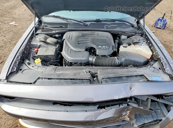 2C3CDZKG4PH554300 2023 DODGE CHALLENGER Gray Widok wnętrza z tyłu