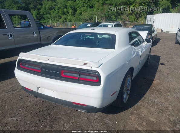 2C3CDZKG5NH188604 2022 DODGE CHALLENGER White Trasero derecho