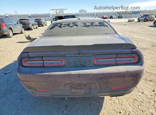 2C3CDZKG5NH245982 2022 DODGE CHALLENGER Purple Widok z tyłu