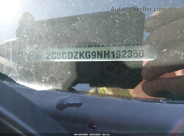 2C3CDZKG9NH192350 2022 DODGE CHALLENGER White Engine compartment view