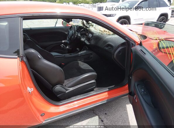2C3CDZKGXMH560940 2021 DODGE CHALLENGER Orange Vista interior delantera
