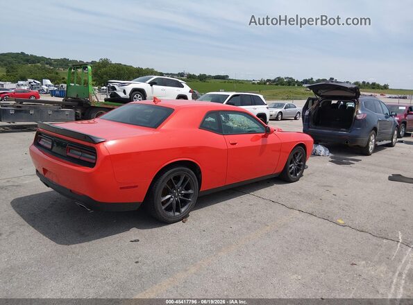 2C3CDZKGXMH560940 2021 DODGE CHALLENGER Orange Trasero derecho