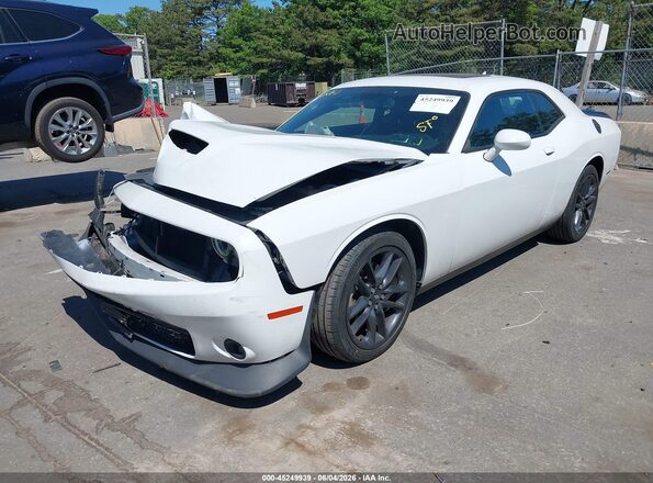 2C3CDZKGXNH165495 2022 DODGE CHALLENGER White Przód lewy