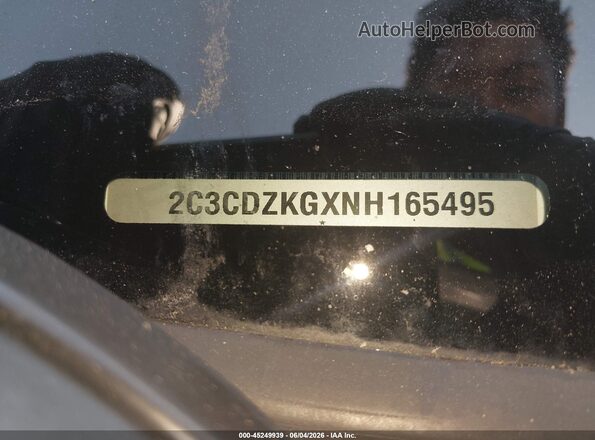 2C3CDZKGXNH165495 2022 DODGE CHALLENGER White 