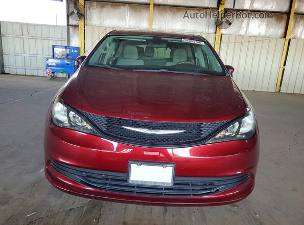 2C4RC1AG4JR101663 2018 CHRYSLER PACIFICA Burgundy Widok z przodu