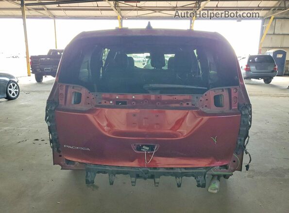 2C4RC1AG4JR101663 2018 CHRYSLER PACIFICA Burgundy Widok z tyłu