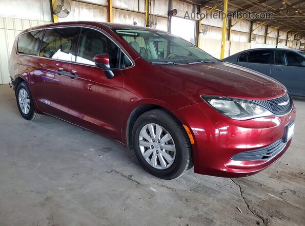 2C4RC1AG4JR101663 2018 CHRYSLER PACIFICA Burgundy Przód prawy