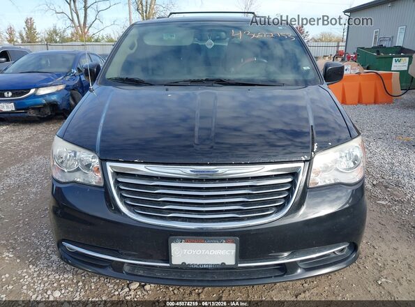2C4RC1BG0GR237974 2016 CHRYSLER TOWN & COUNTRY Black Սարքավորումների վահանակի տեսք