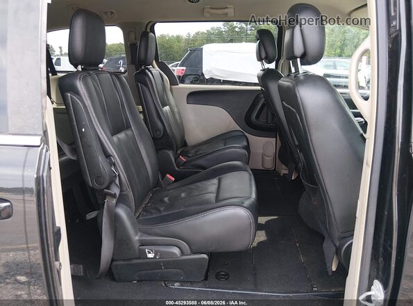 2C4RC1BG0GR292991 2016 CHRYSLER TOWN & COUNTRY Black Widok naklejki z numerem VIN