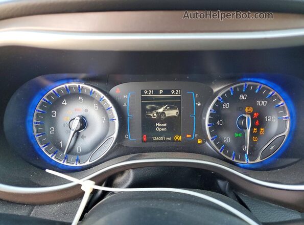 2C4RC1BG0HR757979 2017 CHRYSLER PACIFICA Угольный Вид щитка приборов