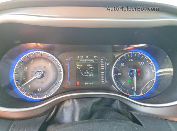 2C4RC1BG0LR125573 2020 CHRYSLER PACIFICA Серый Вид щитка приборов
