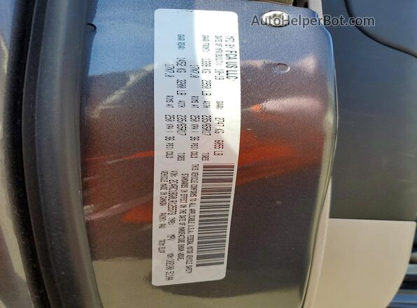 2C4RC1BG0LR125573 2020 CHRYSLER PACIFICA Серый Вид наклейки с VIN-кодом