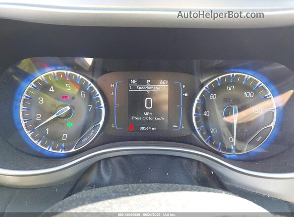 2C4RC1BG0LR290636 2020 CHRYSLER PACIFICA Silver უკანა სავარძლების ხედი