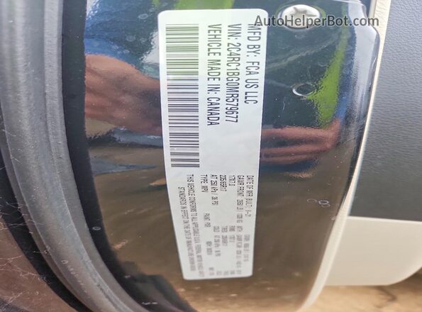 2C4RC1BG0MR579677 2021 CHRYSLER PACIFICA Black Widok komory silnika