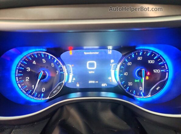 2C4RC1BG0TR156497 2026 CHRYSLER PACIFICA White Instrument cluster view