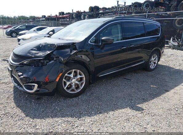 2C4RC1BG1HR503634 2017 CHRYSLER PACIFICA Black Առջևի ձախ երեք քառորդ տեսարան