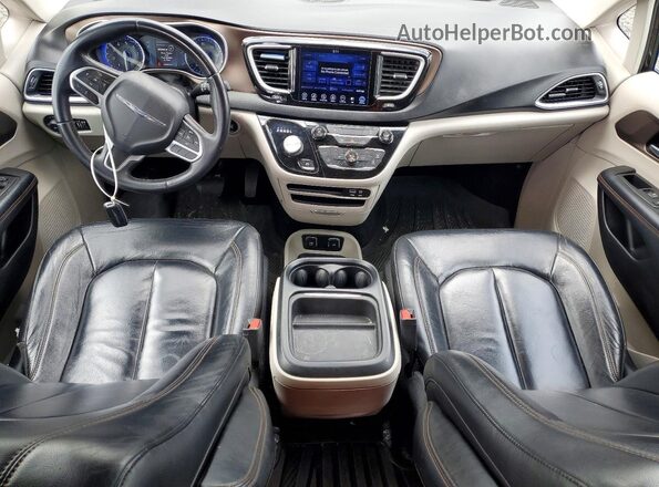 2C4RC1BG1HR553093 2017 CHRYSLER PACIFICA Black წინა პანელის ხედი