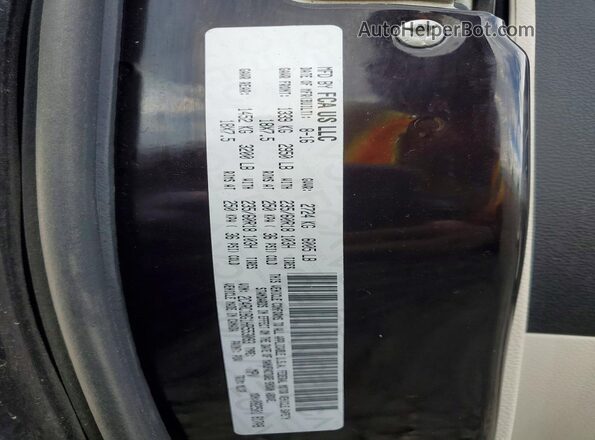 2C4RC1BG1HR553093 2017 CHRYSLER PACIFICA Black VIN კოდის სტიკერის ხედი