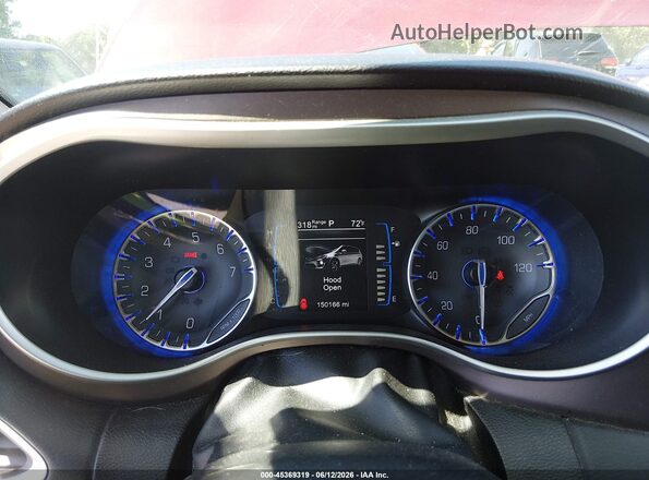 2C4RC1BG1HR576471 2017 CHRYSLER PACIFICA Red Вид задніх сидінь