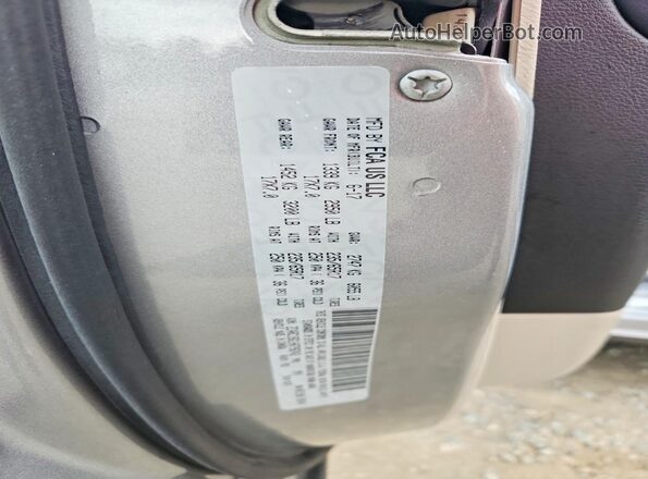 2C4RC1BG1HR796743 2017 CHRYSLER PACIFICA Gray VIN კოდის სტიკერის ხედი