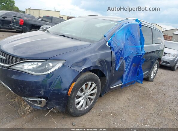 2C4RC1BG1JR114160 2018 CHRYSLER PACIFICA Blue Przód lewy