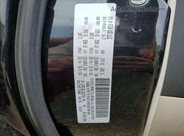 2C4RC1BG1JR121710 2018 CHRYSLER PACIFICA Black Widok naklejki z numerem VIN