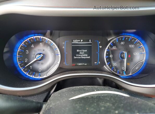 2C4RC1BG1LR176497 2020 CHRYSLER PACIFICA Gray Instrument cluster view