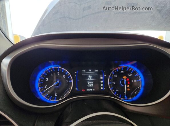 2C4RC1BG1LR269276 2020 CHRYSLER PACIFICA Blue ხელსაწყოთა პანელის ხედი