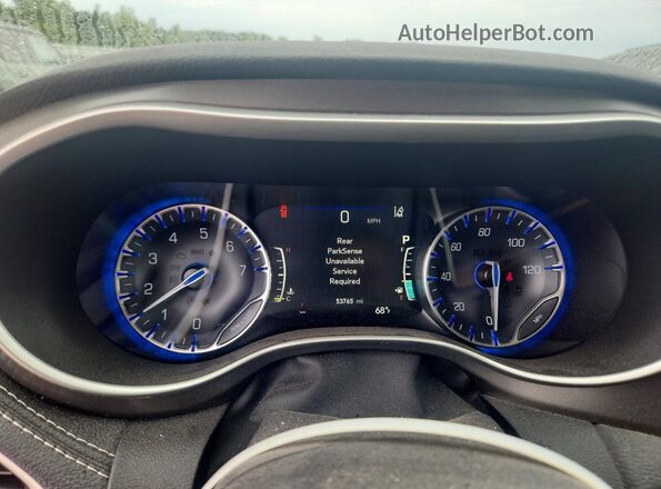 2C4RC1BG1PR506113 2023 CHRYSLER PACIFICA Silver Widok zestawu wskaźników