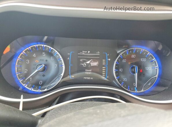 2C4RC1BG2HR503433 2017 CHRYSLER PACIFICA Gray Vista del cuadro de instrumentos
