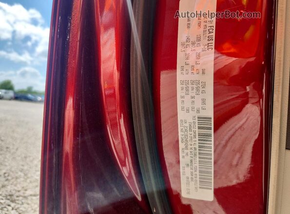 2C4RC1BG2HR542409 2017 CHRYSLER PACIFICA Burgundy Widok naklejki z numerem VIN